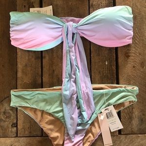 NWT Sports Illustrated Tie Top Bikini